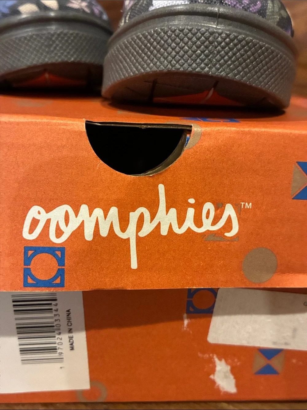 Oomphies Kids Floral Zip-Ankle Boots - New In Box. I have a size 5 and a 7